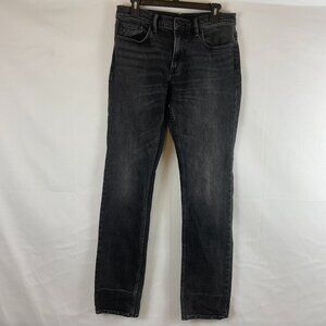 Vince DM/01 The Straight Stretch Jeans Men's 32 Muted Black